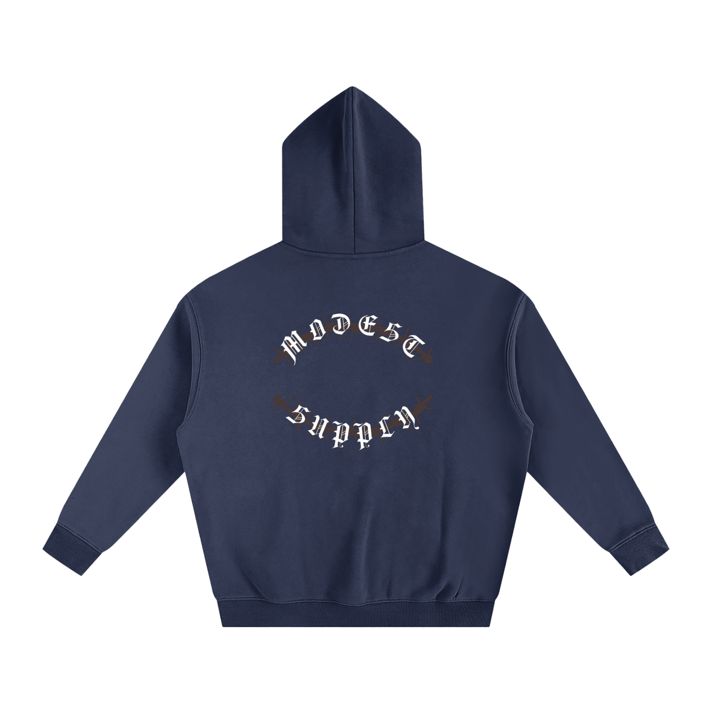 Modest Hoodie Navy Blue